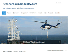 Tablet Screenshot of offshore-windindustry.com